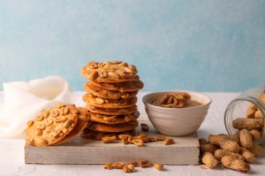 Homemade Peanut Cookies or Biscuit Levitating