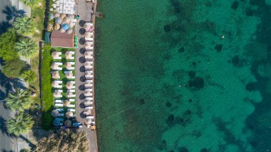 Cesmealti - Urla - Izmir - Turkey, View on ''Bride Rock'' or ''Sail Rock''. Gelinkaya