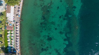 Cesmealti - Urla - Izmir - Turkey, View on ''Bride Rock'' or ''Sail Rock''. Gelinkaya