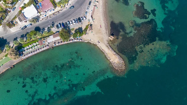 Cesmealti - Urla - Izmir - Turkey, View on ''Bride Rock'' or ''Sail Rock''. Gelinkaya