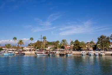 Antalya - Türkiye, Tarihi Taraflar Tarihi Kenti. Seyahat konsepti fotoğrafı. 