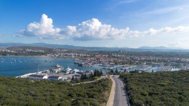 Sigacik Marina, Ege Denizi Cittaslow Kenti Seferihisar 'ın İHA Fotoğrafı, İzmir - Türkiye