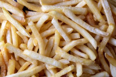 Lezzetli patates kızartması, kızarmış patates. 
