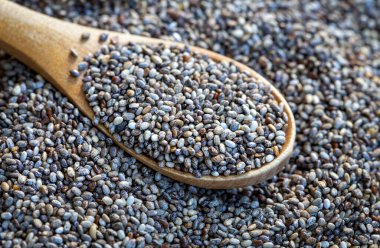 Chia tohum. Sağlıklı superfood.