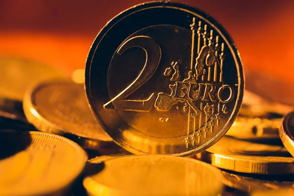 Two euro coin — Stock Photo, Image