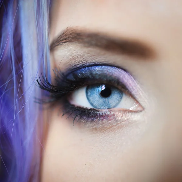 Eye makeup and shadows — Stock Photo, Image