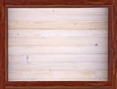 Doğal ahşap çerçeve