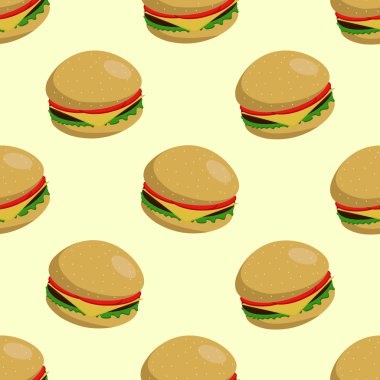 Burger sorunsuz arka plan