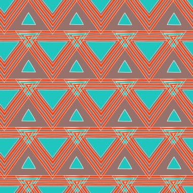Etnik üçgenler sorunsuz arka plan