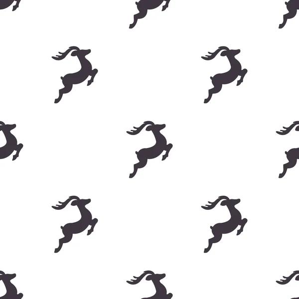 Cute deer pattern — Stock Vector