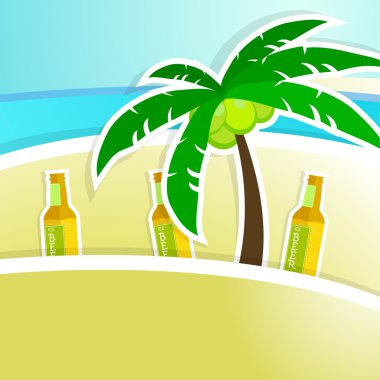 bira bar counter üzerinde köpük. tropikal resort arka plan