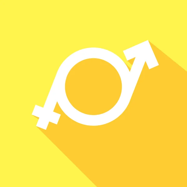 Minimalistic illustration of a transgender symbol, vector — Stock Vector