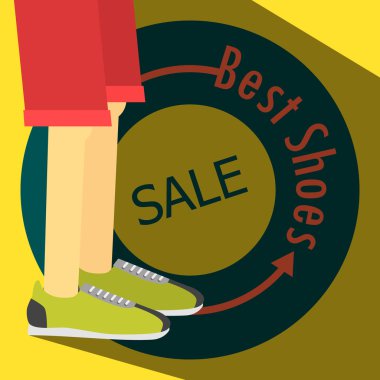 Satılık poster, koşu ayakkabıları