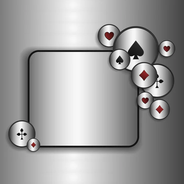 Casino oyun posteri. Senin Poker Tour için bir arka plan. Kopya alanı üzerinde mesaj yazmak.