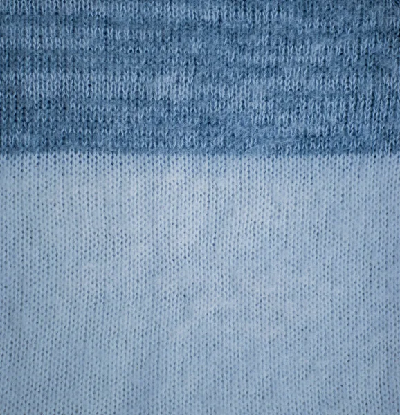 Tecido Malha Abstrato Azul Textura Fundo Dobras Produto Camisola Roupas — Fotografia de Stock