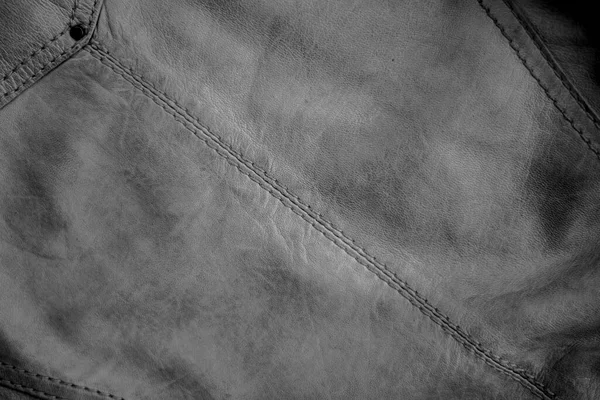 Lederstruktur Grau Monochrom Tiere Abstraktionshintergrund Lederwaren Falten Blaue Flecken — Stockfoto