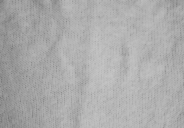 Light Gray Knitted Fabric Monochrome Abstract Structure Background — Stock Photo, Image