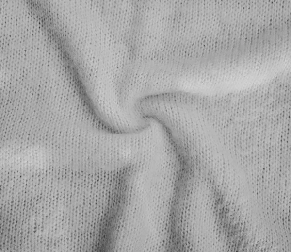 Light Gray Knitted Fabric Monochrome Abstract Structure Background — Stock Photo, Image