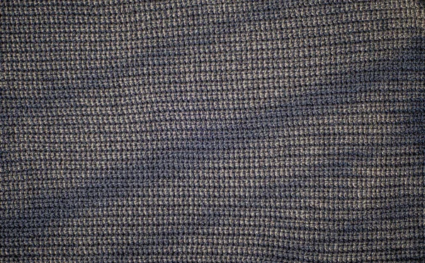 Knitted Fabric Dark Gray Abstract Lines Texture Background — Stock Photo, Image