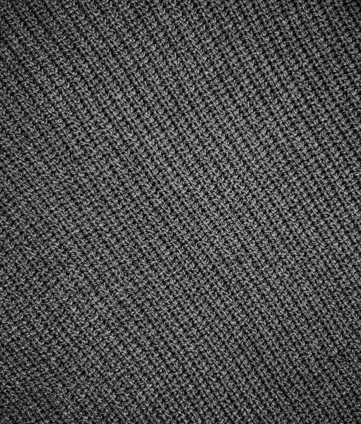 Knitted Blue Fabric Knitting Abstract Lines Texture Background — Stock Photo, Image