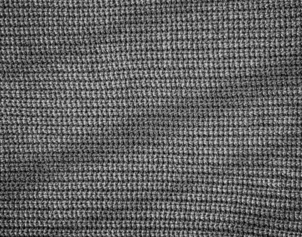 Knitted Blue Fabric Knitting Abstract Lines Texture Background — Stock Photo, Image