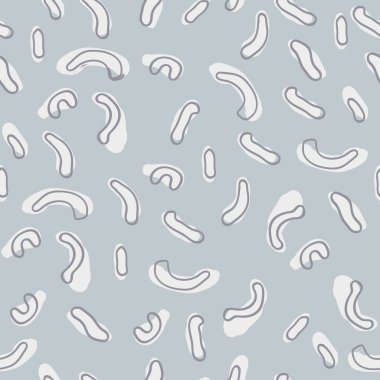 Gri arka planda beyaz arkası olan siyah benekli mısır çubuklarından oluşan bir baba.