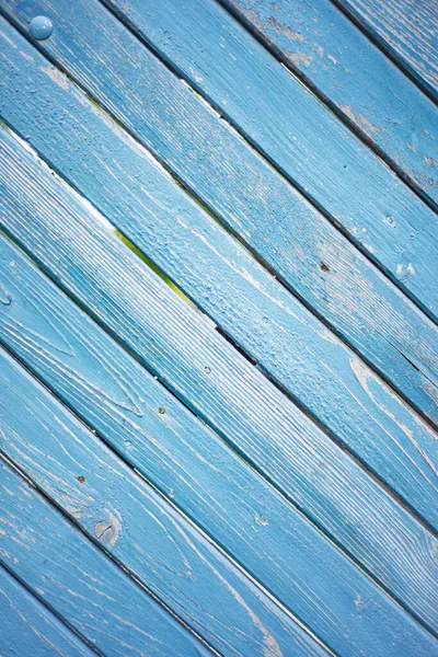 青い木の表面の美しい質感 木の板が斜めに配置されています — ストック写真