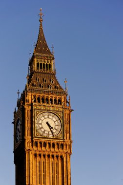 Big Ben in the sunny day clipart