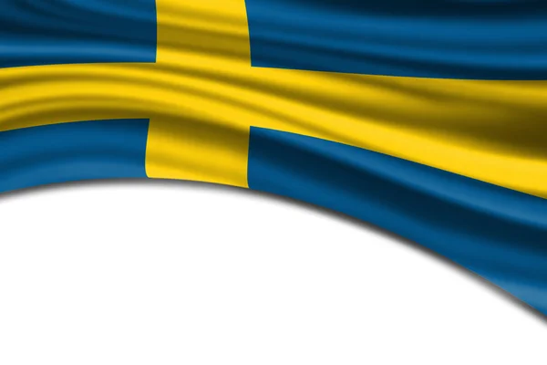 Sweden waving flag — Stock Photo, Image