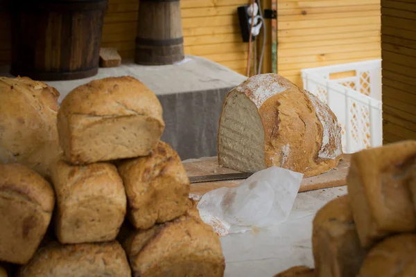 Chleb z rynku miasta w Warszawie — Zdjęcie stockowe