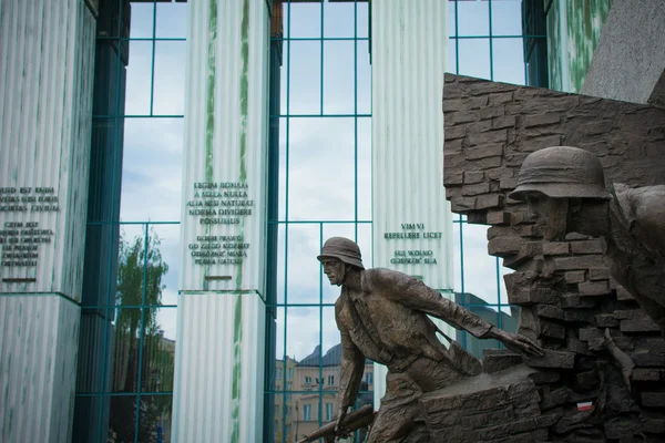 World War II Monument in Warsaw (Poland) — Stock Photo, Image