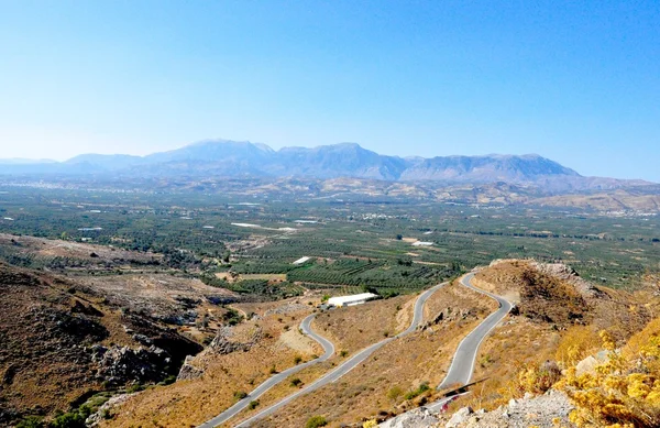 Górskich drogach Crete, Grecja — Zdjęcie stockowe