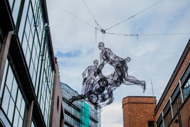 Modern Sanat Metal heykel Oslo, Norveç