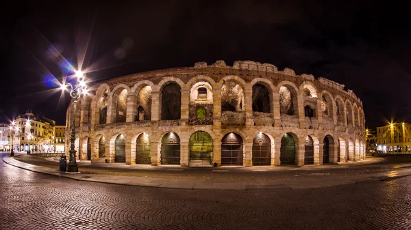 Arena Verona nattetid — Stockfoto