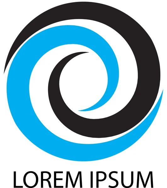 Logo iş dairesel girdap