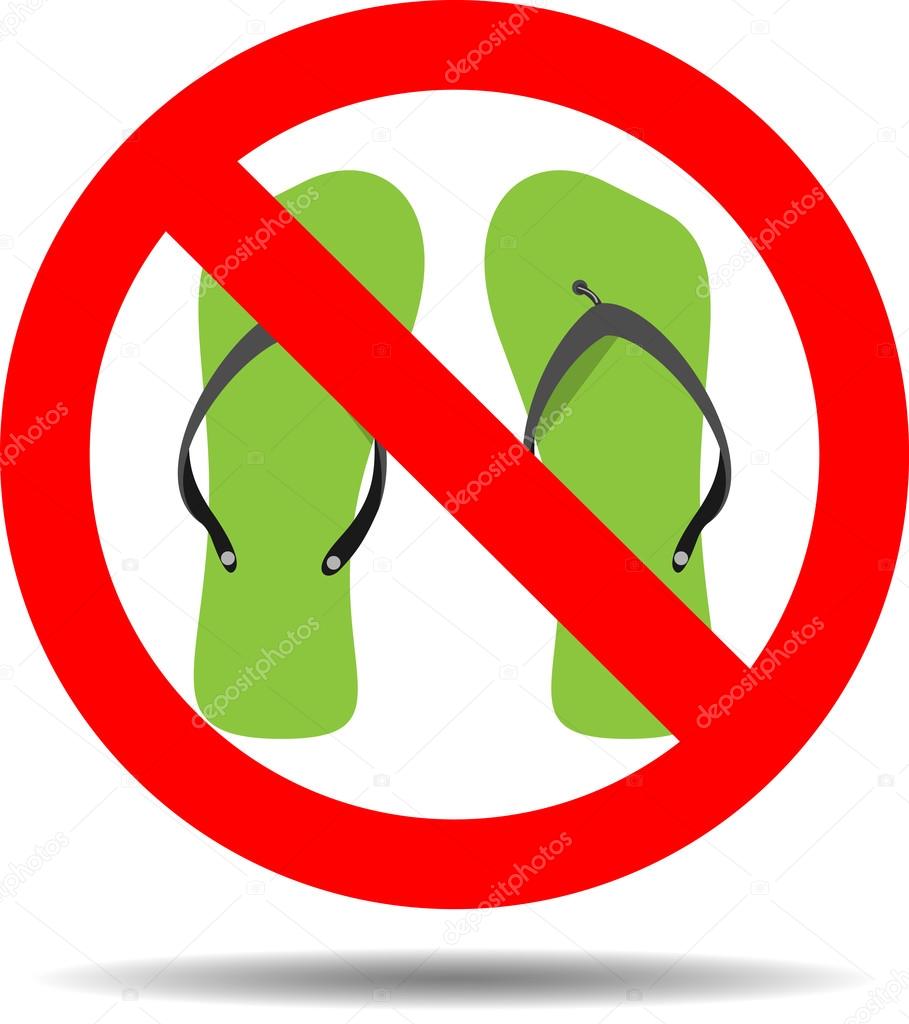 Ban flip flops