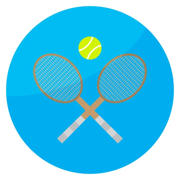 テニス スポーツ アイコン — ストックベクタ