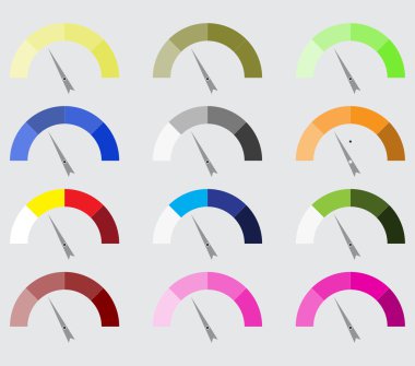 İşaretçi iğne ile ayarla göstergesi rengi