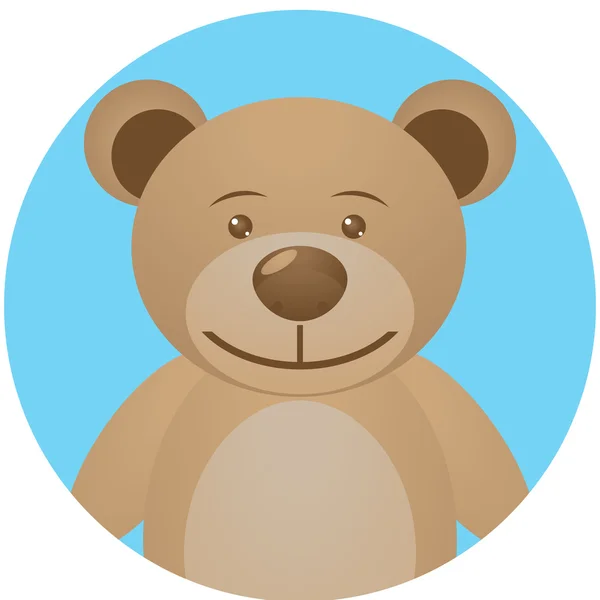 Bear teddy icon app mobile — Stock Vector