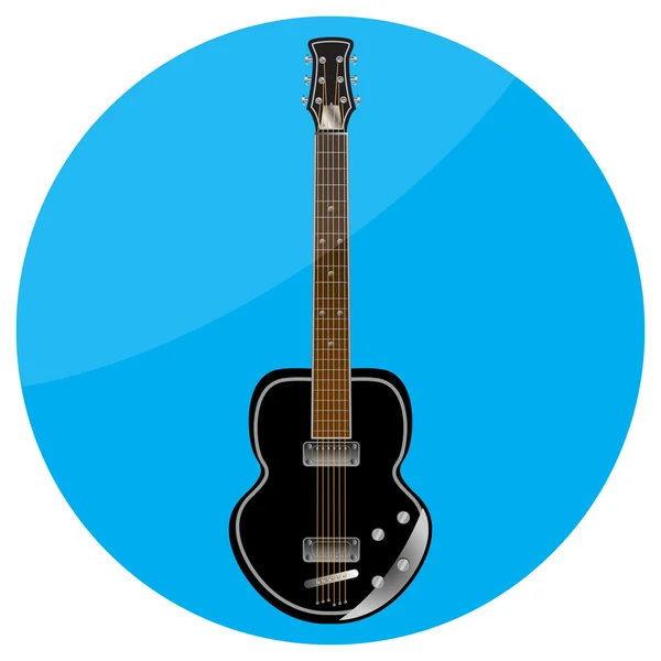 Электронная гитара — стоковый вектор