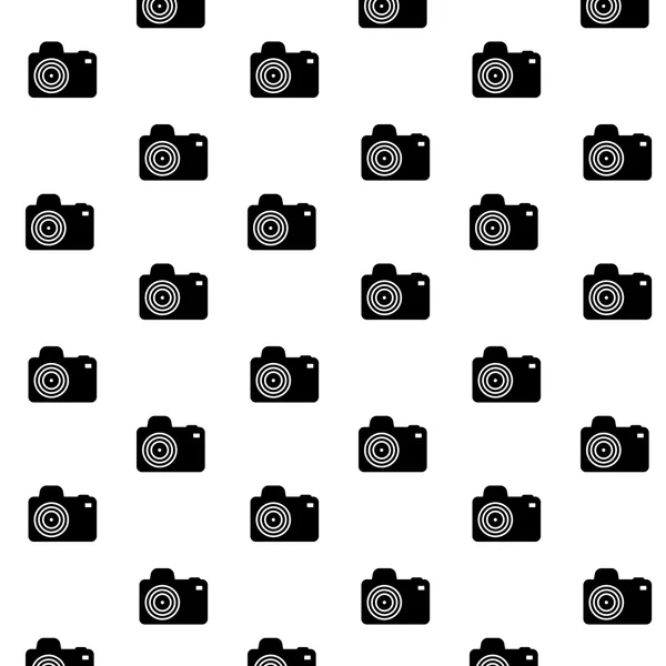 Modello macchina fotografica nera foto — Vettoriale Stock