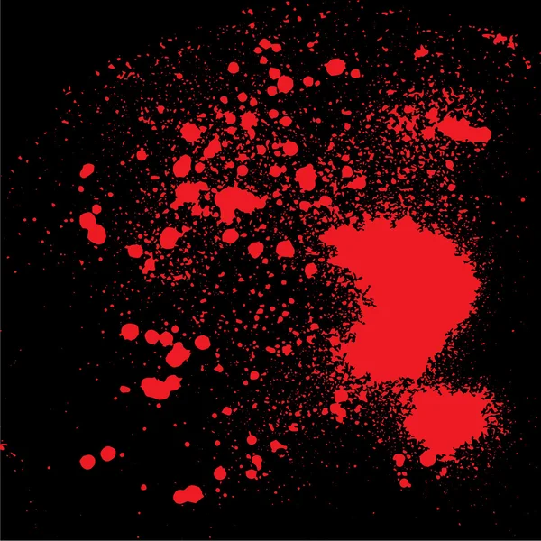 kırmızı boya sıçraması