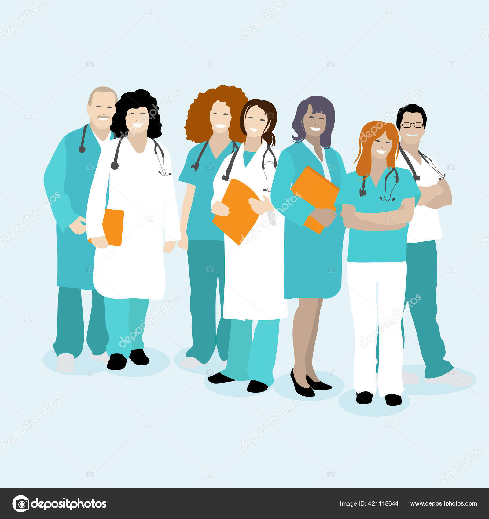 Vetores de Equipe Médica Com Pacientes Conjunto De Enfermeiros E Médicos  Com Personagens De Desenhos Animados De Vetor De Pessoa Doente e mais  imagens de Doutor - iStock