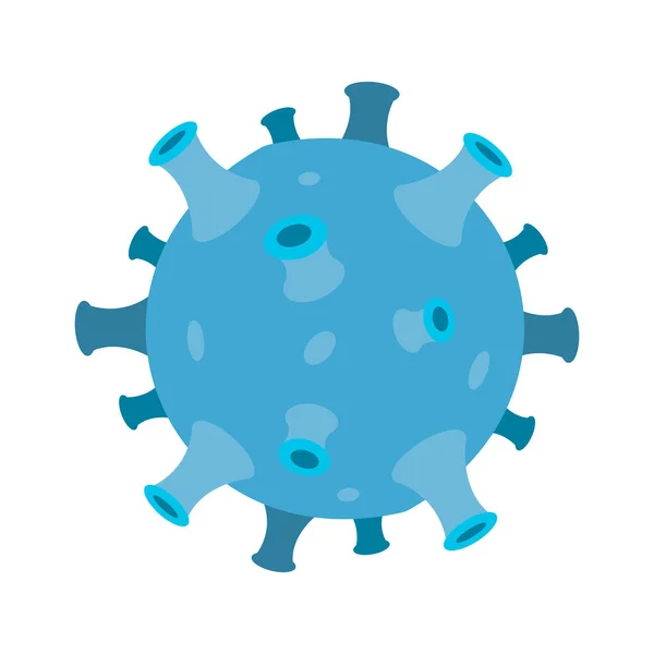 Grip Hastalık Hastalığı Salgın Tehlikeli Covid Biyolojik Tehlike Corona Virüsü — Stok Vektör