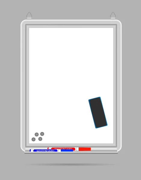 ホワイトボード — ストックベクタ