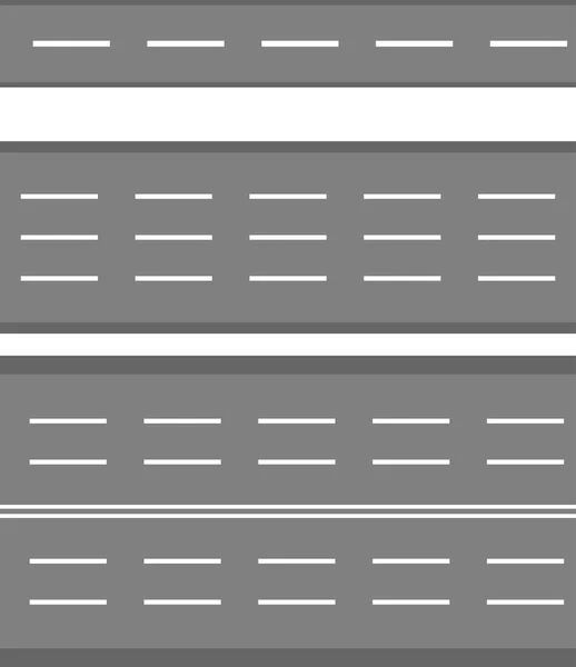 Conjunto de estrada —  Vetores de Stock