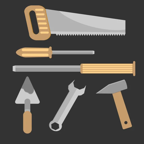 Ensemble d'outils à main — Image vectorielle