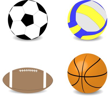 Ragbi futbol basketbol futbol Voleybol toplar