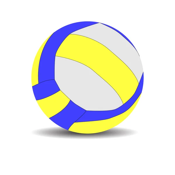 Pallavolo palla sportiva — Vettoriale Stock