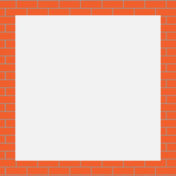 Frame orange tegel — Stock vektor